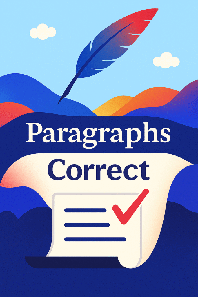 Paragraphs: Correct Content